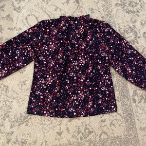 J.Crew Floral Print Blouse